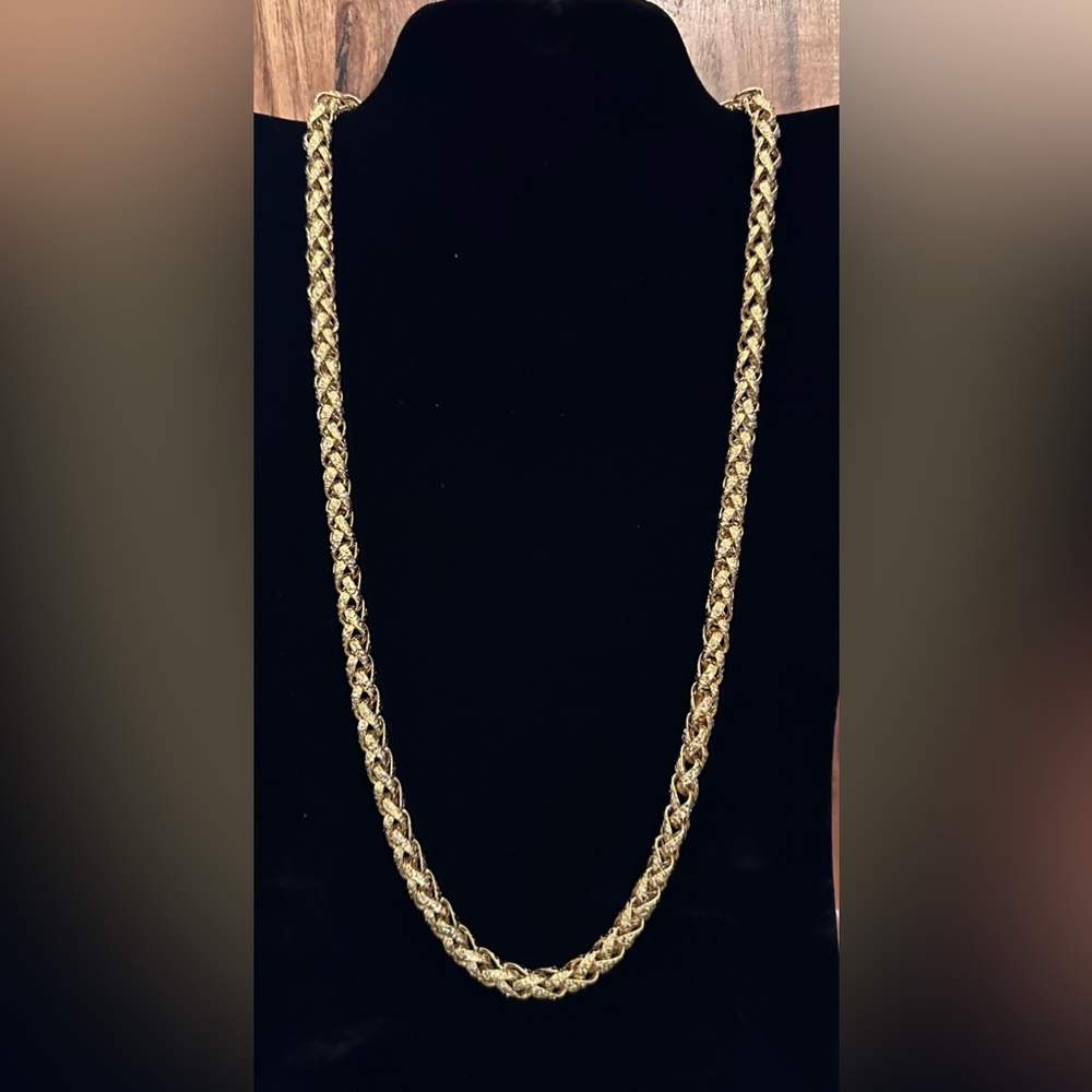 Givenchy Braided Gold Chain Necklace for Women